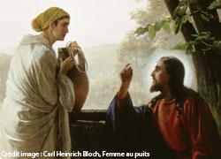 Carl Heinrich Bloch : Femme au puits