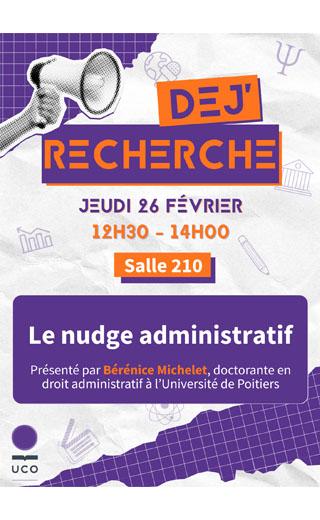 Affiche du Dej'Recherche