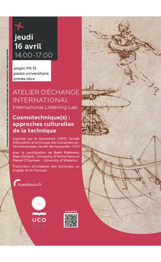 Affiche de l'atelier