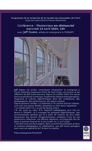 Affiche de la conférence