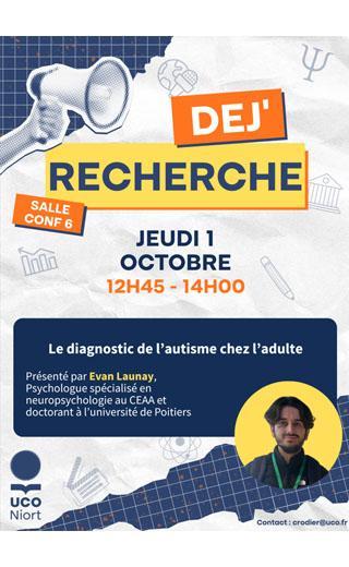 Affiche du Dej'Recherche